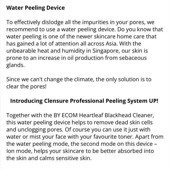 NEW Clensure K-BEAUTY Galvanic Ion Water Peeling Device - Picture 14 of 16